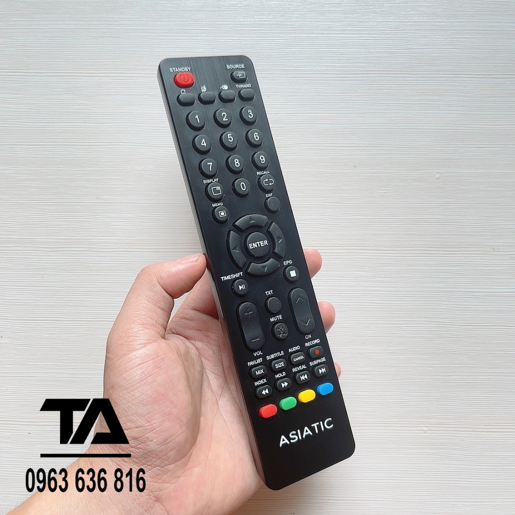 Điều khiển tivi asiatic chính hãng - remote tivi asiatic