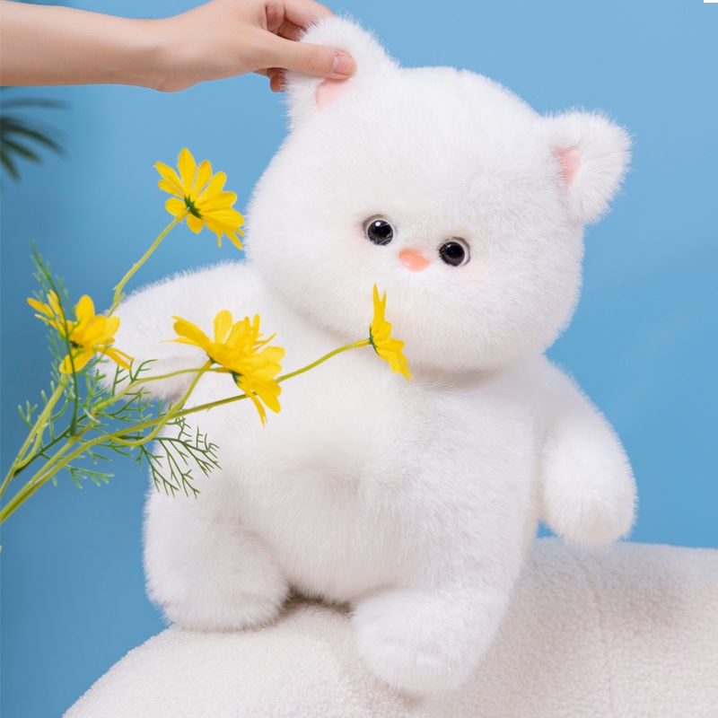 Thú Nhồi Bông Hình Chú Mèo Dễ Thương Cho Bé