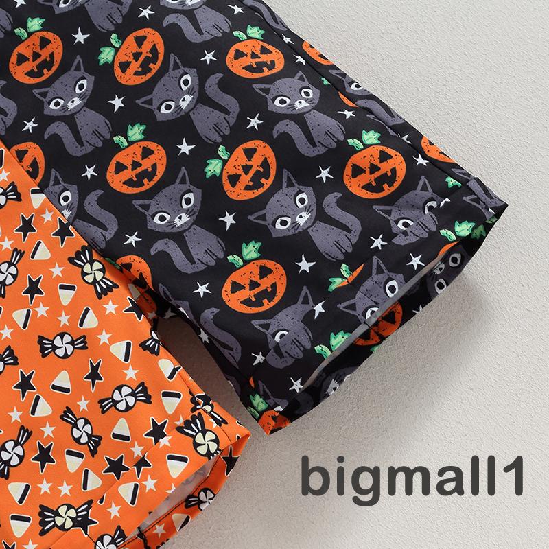 Áo Yếm Liền Quần Họa Tiết halloween Hoạt Hình Cho Bé 9 Tháng-4 Tuổi