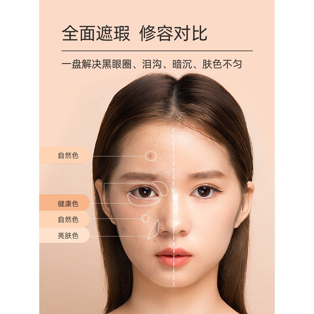 Tfit Kem Che Khuyết Điểm Ba Màu Che Phủ Quầng Thâm Mắt Và Mụn Trứng Cá