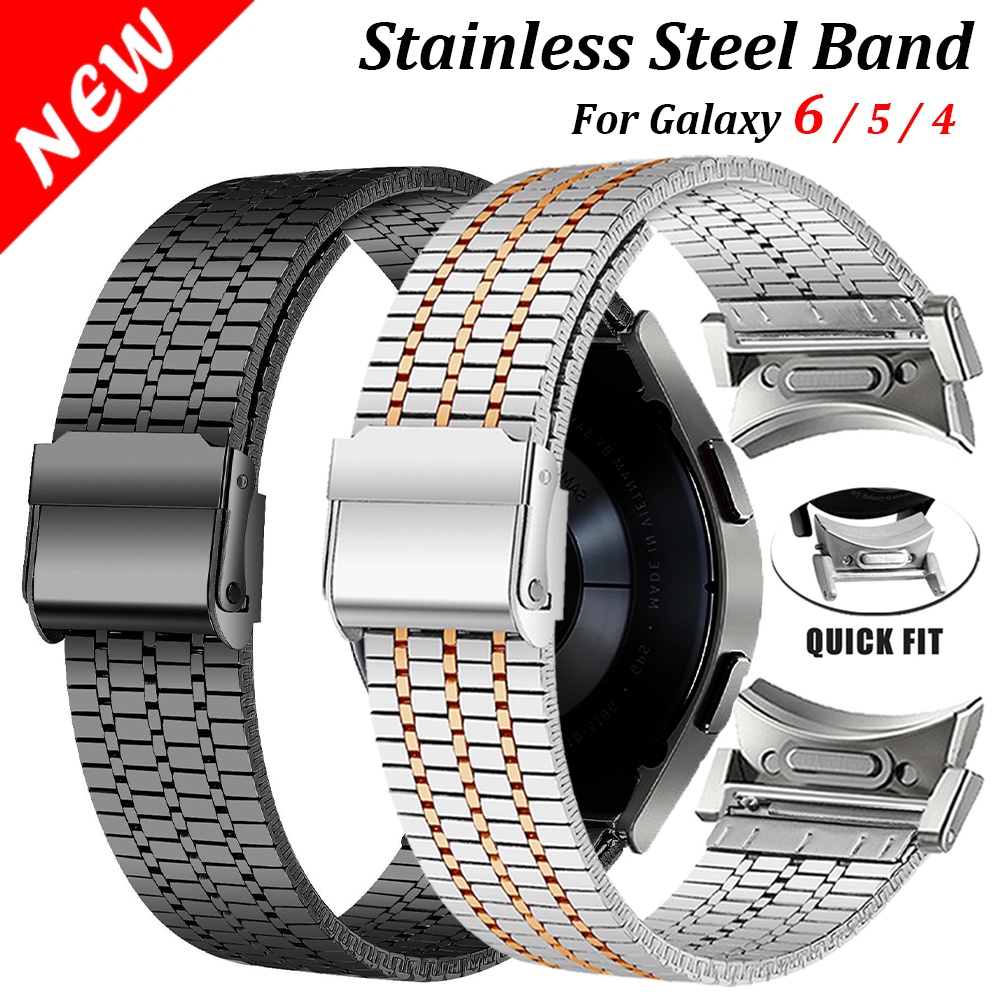 Dây Đeo Inox Cho Đồng Hồ Thông Minh samsung galaxy watch series 6 5 4 40mm 44mm 6 classic 47mm 43mm