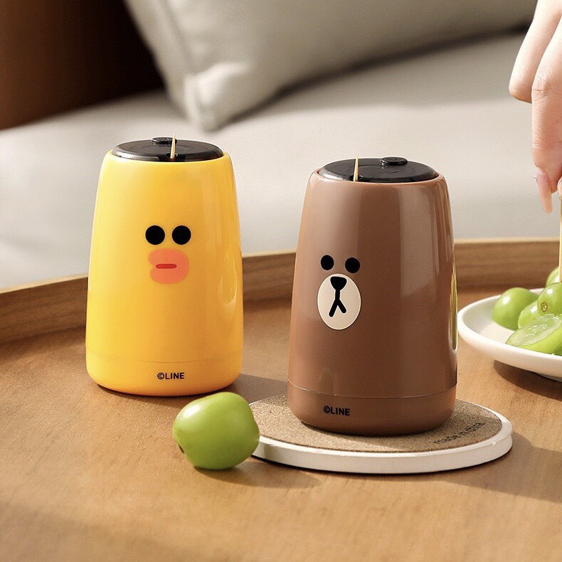 Hộp đựng tăm Gấu Brown đáng yêu