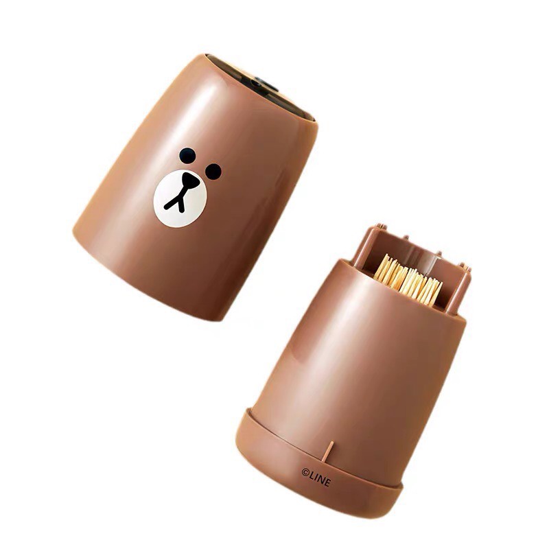 Hộp đựng tăm Gấu Brown đáng yêu