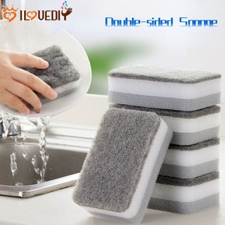 Miếng bọt biển rửa chén / miếng rửa chén hai mặt / bọt biển rửa chén / khăn lau dầu loại bỏ vết bẩn / bồn rửa tường mạnh / ghế ngồi xe hơi