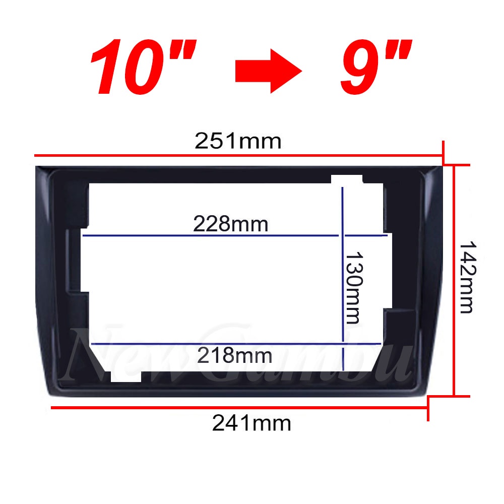 Xps Bộ Khung Gắn Màn Hình Phía Sau Máy Phát cd dvd radio 10 / 9 / 7 inch
