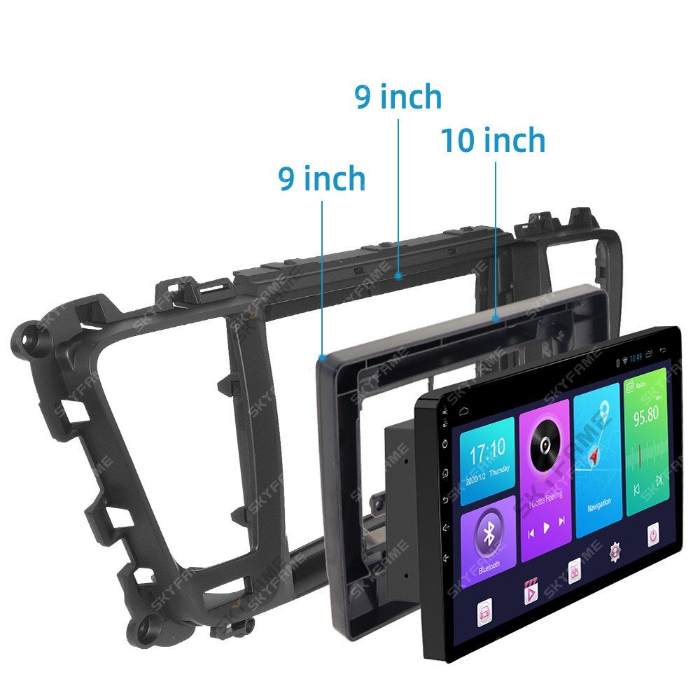 Xps Bộ Khung Gắn Màn Hình Phía Sau Máy Phát cd dvd radio 10 / 9 / 7 inch