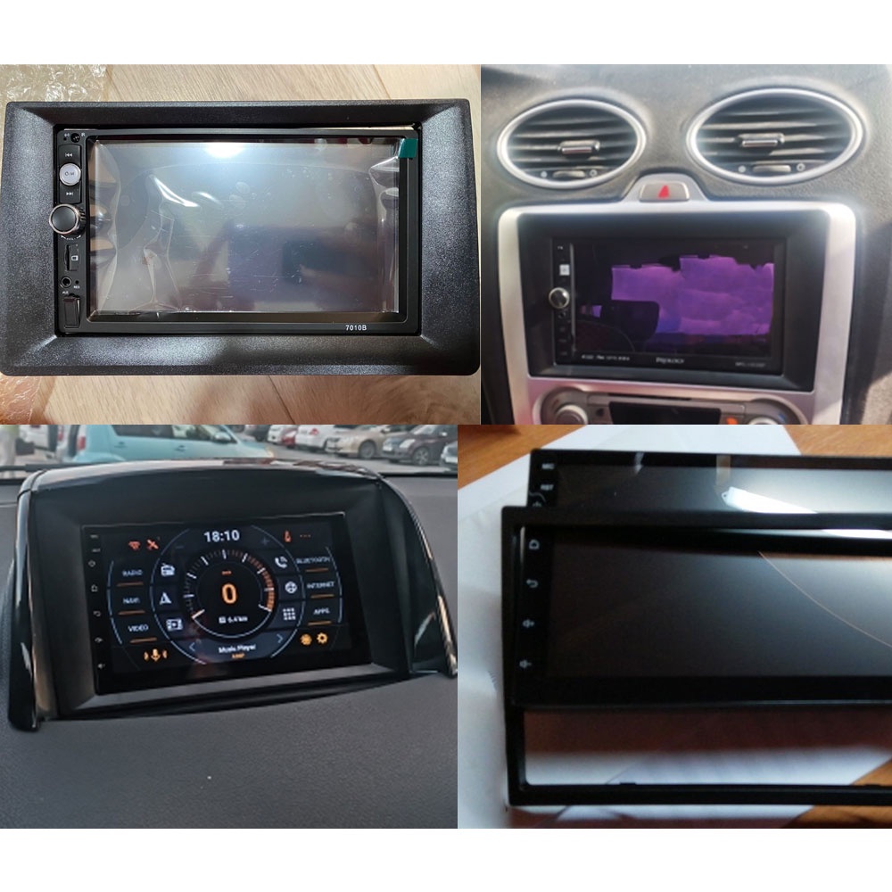 Xps Bộ Khung Gắn Màn Hình Phía Sau Máy Phát cd dvd radio 10 / 9 / 7 inch
