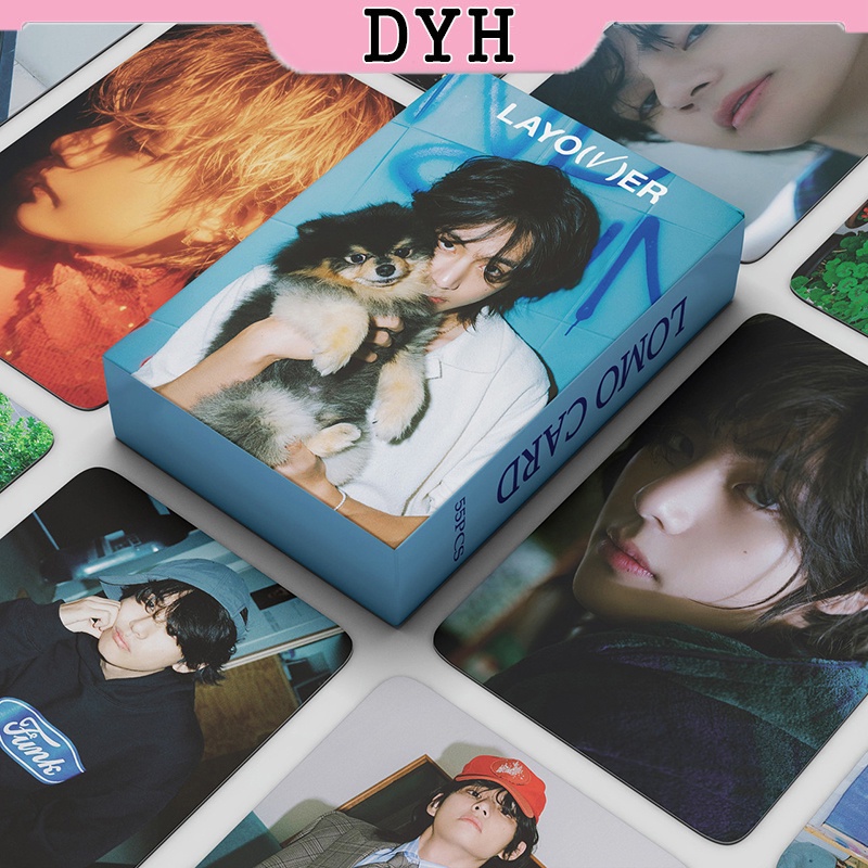 BTS V LOMO Card Set 55 Tấm Thẻ Ảnh Layover Hình Nhóm Nhạc