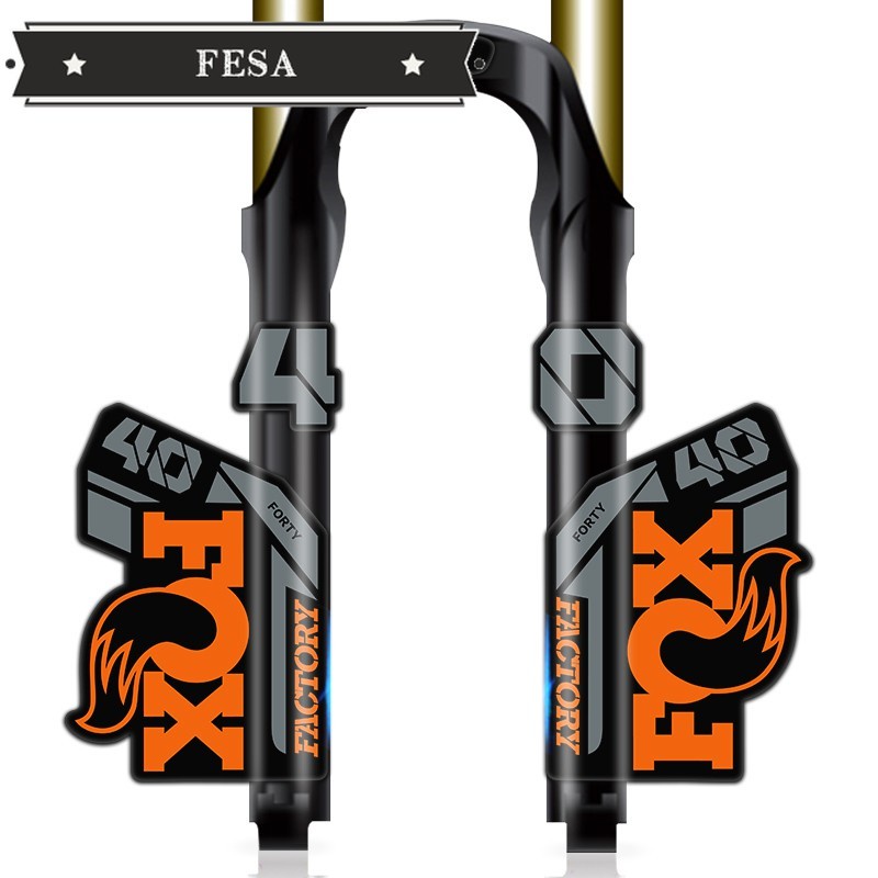 Decal Dán Trang Trí Phuộc Trước Xe Đạp 2021 fox 40 mtb bike dh