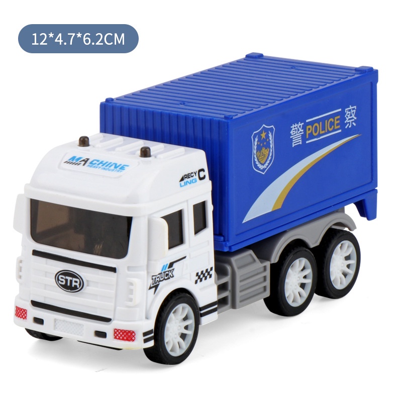 Xe cứu thương khẩn cấp xe cảnh sát xe cứu hỏa đồ chơi trẻ em chết đúc mô hình đồ chơi xe