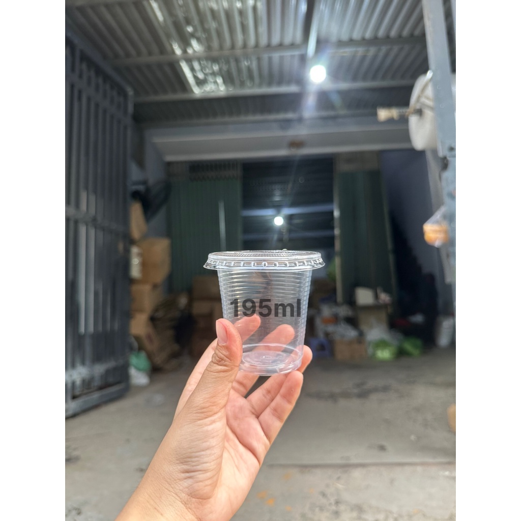 Ly nhựa cỡ nhỏ PP 60ml 180ml 195ml , dùng một lần cho quán đựng tương, trà đá, hợp vệ sinh, an toàn