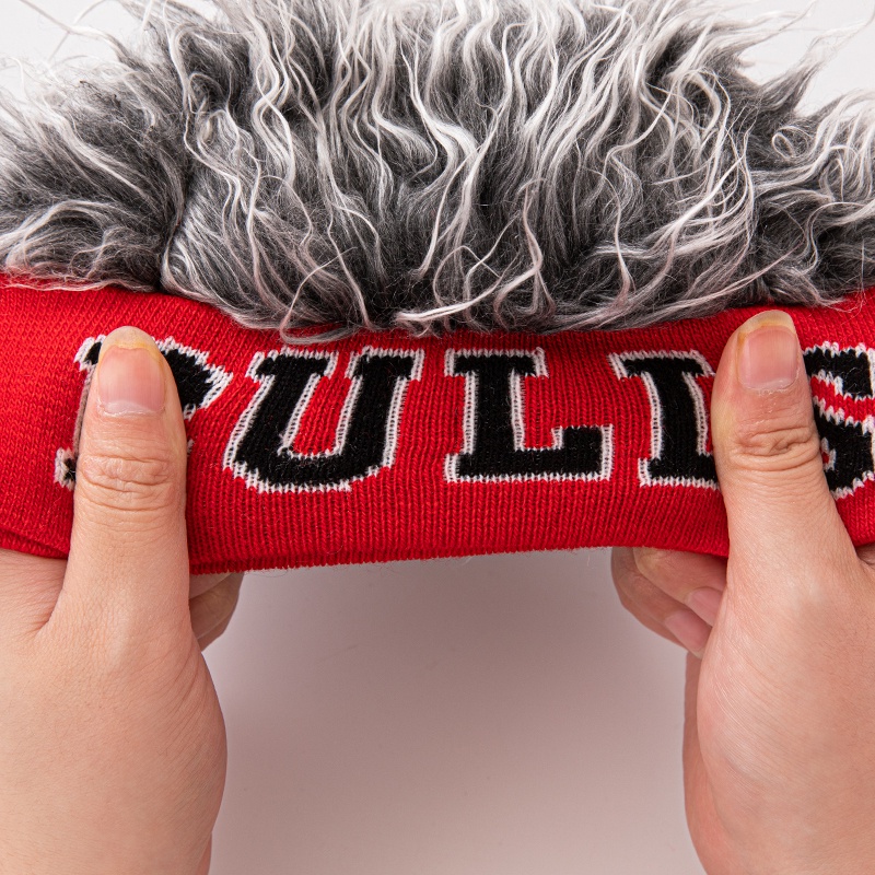 Mũ Len Không Vành Gắn Tóc Giả Phong Cách hip hop Cá Tính