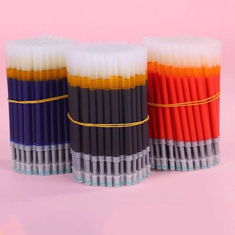 Ngòi bút bấm DecorMe ruột bút 11cm mực gel đen xanh đỏ ngòi 0.5mm dành cho bút gel bấm mực khô nhanh viết trơn mượt