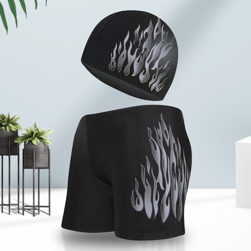 Quần Bơi Kèm Mũ Bơi Chuyên Dụng Cho Nam