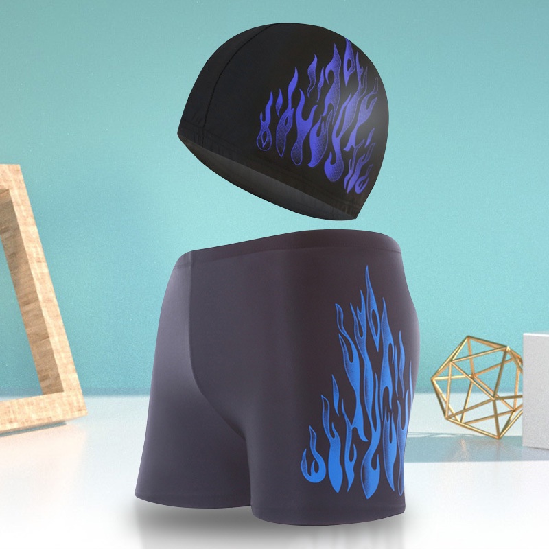 Quần Bơi Kèm Mũ Bơi Chuyên Dụng Cho Nam