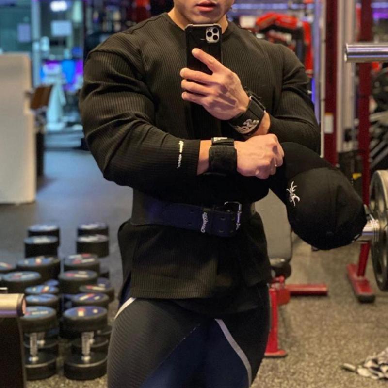 Áo Thun Tay Dài Kẻ Sọc Màu Sắc Thời Trang Cho Nam