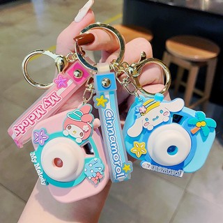 Móc Khóa Hình Máy Ảnh Chiếu Sanrio Kuromi Melody Pachacco Dễ Thương