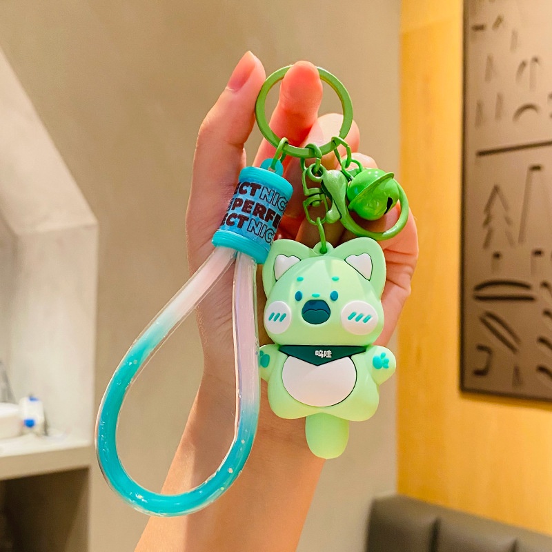 Móc Khóa Hình Búp Bê meow Dễ Thương