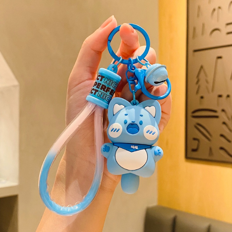 Móc Khóa Hình Búp Bê meow Dễ Thương