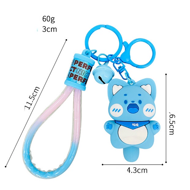 Móc Khóa Hình Búp Bê meow Dễ Thương