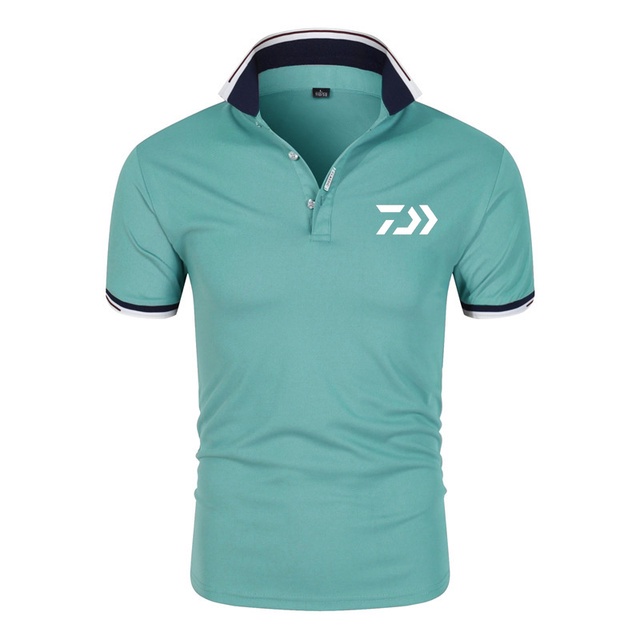 Daiwa Áo Thun polo Tay Ngắn Màu Trơn In Họa Tiết Thời Trang Mùa Hè Cho Nam