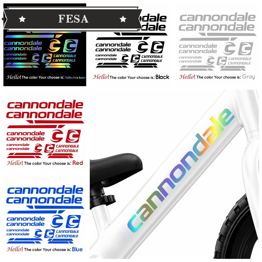 Cannondale Đề Can vinyl Dán Khung Xe Đạp Leo Núi / Đường Dài Trang Trí