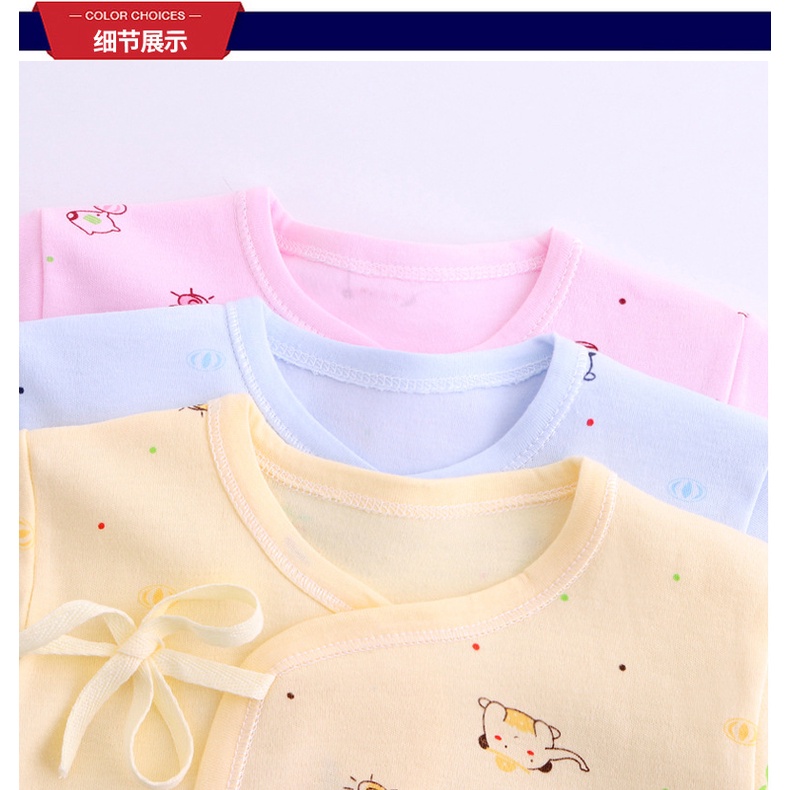 * * Bộ Đồ Ngủ Hai Mảnh Bằng cotton Nguyên Chất Cho Bé Sơ Sinh