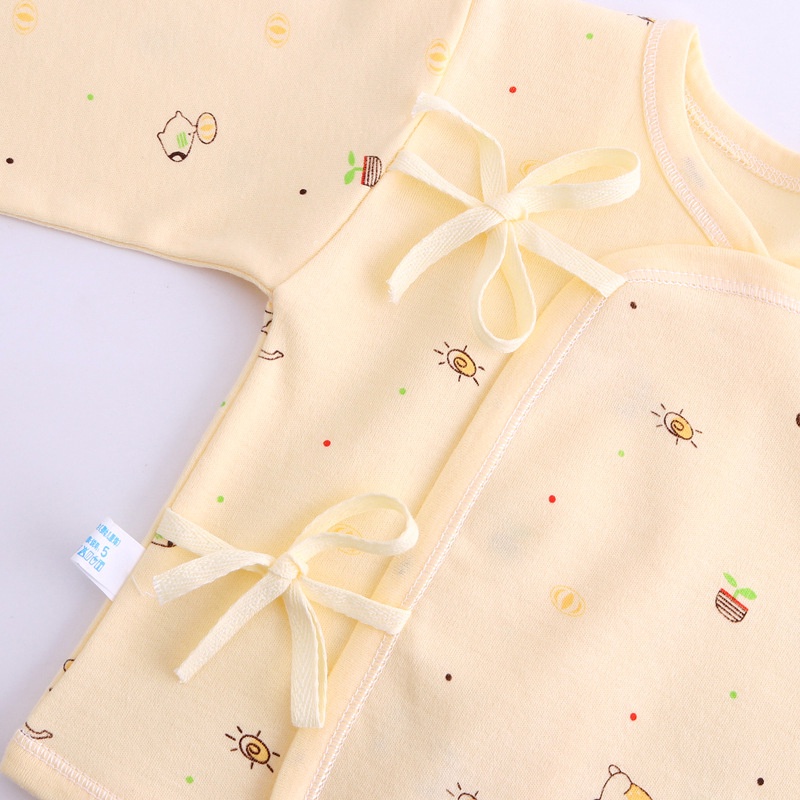 * * Bộ Đồ Ngủ Hai Mảnh Bằng cotton Nguyên Chất Cho Bé Sơ Sinh