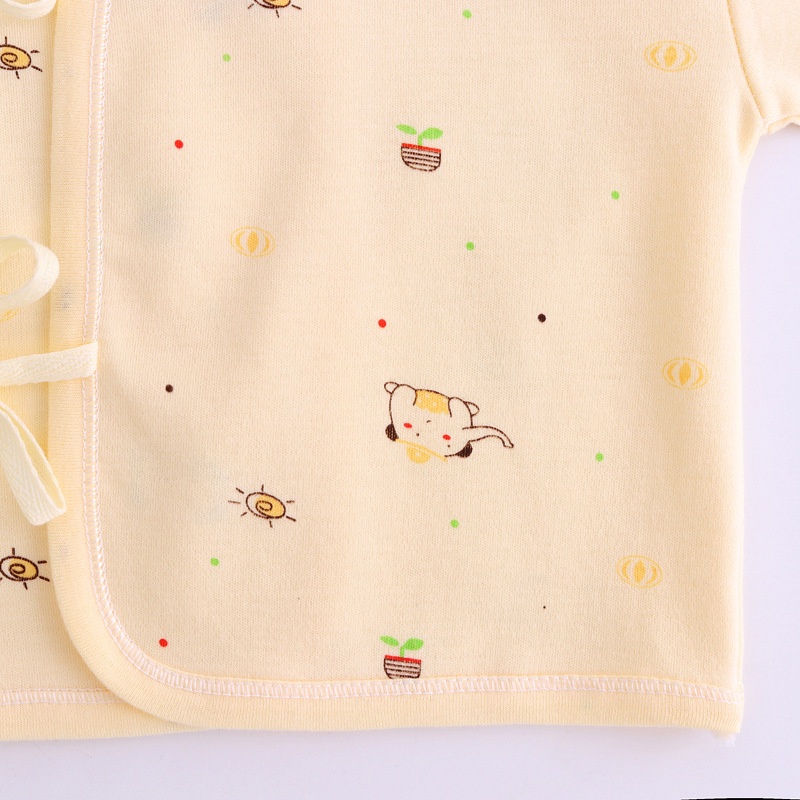 * * Bộ Đồ Ngủ Hai Mảnh Bằng cotton Nguyên Chất Cho Bé Sơ Sinh