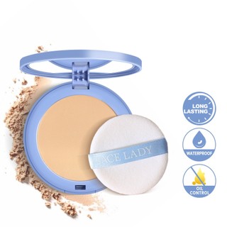  Phấn Phủ Nén SACE LADY 8g Trang Điểm Kiềm Dầu Chống Thấm Nước - KUROMI
