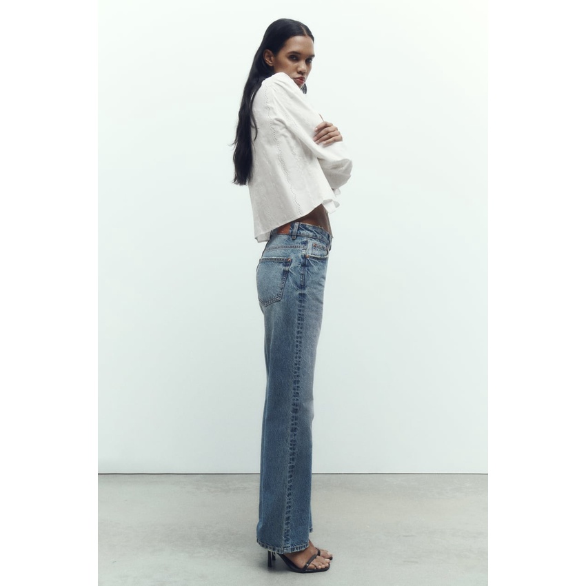 Zara Áo Sơ Mi Trắng Thêu Họa Tiết Thời Trang Mùa Thu 8741228 250