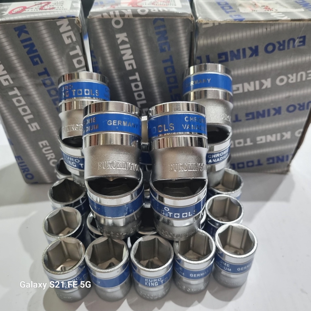 Khẩu 1/2 Ngắn EURO KING TOOLS 20-21-22-23-24-27-30-32mm