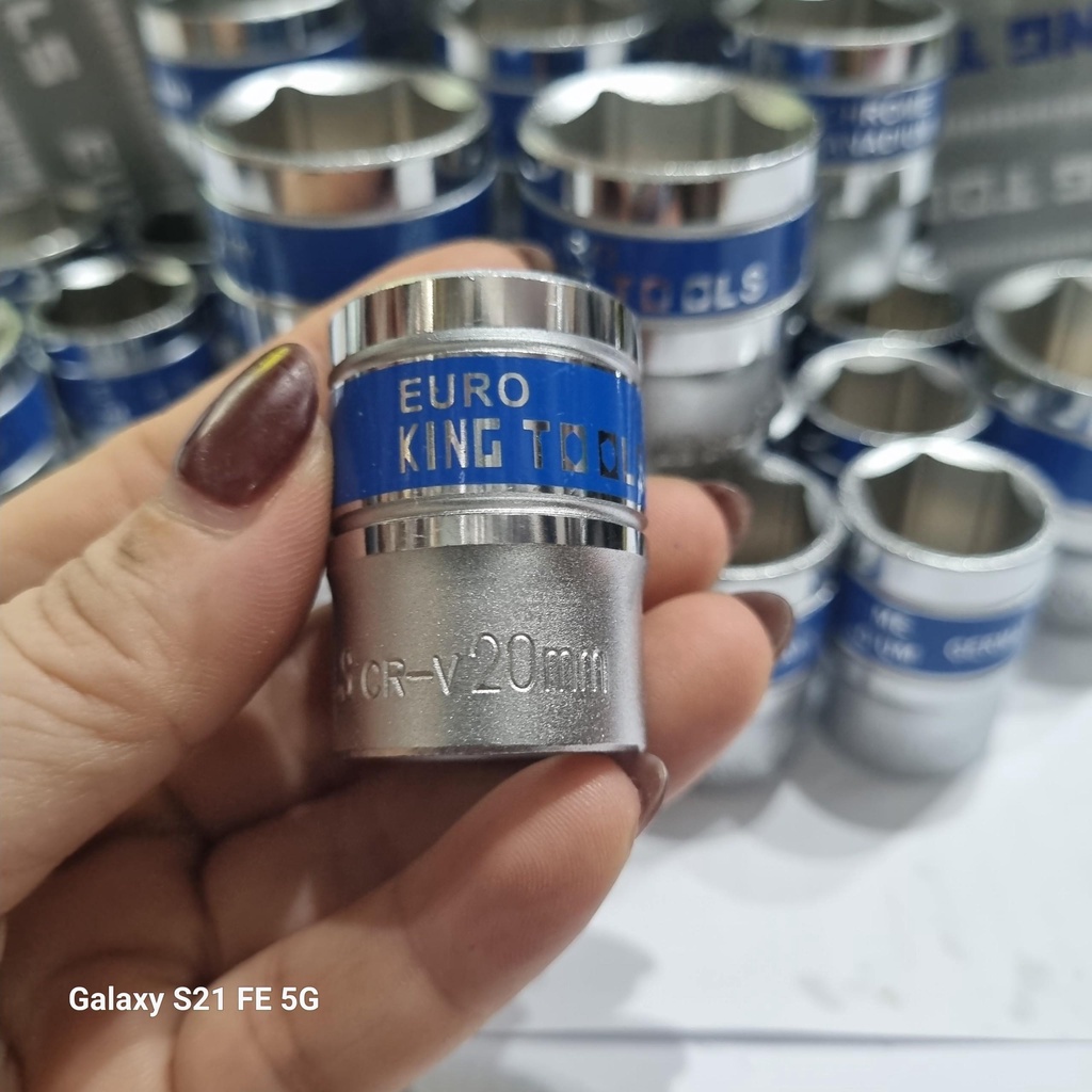 Khẩu 1/2 Ngắn EURO KING TOOLS 20-21-22-23-24-27-30-32mm