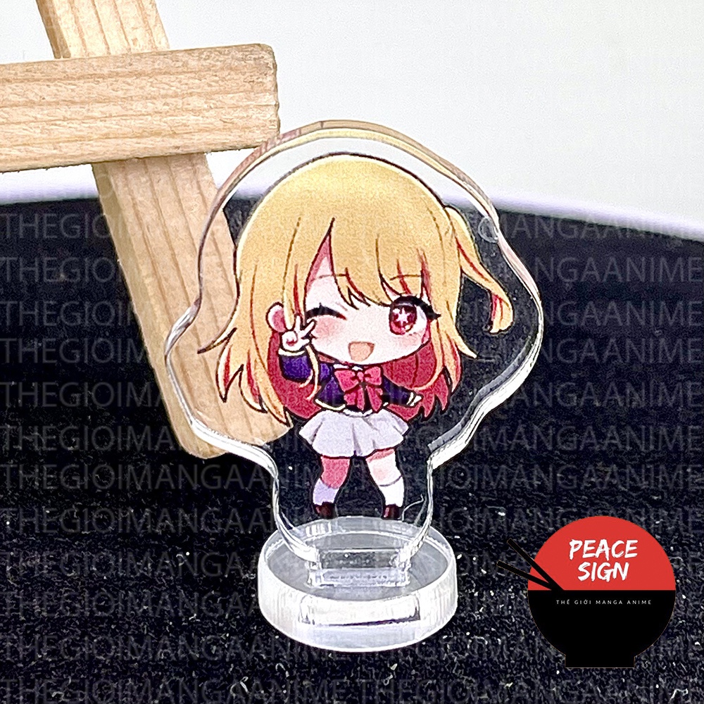 Mô hình standee mini OSHI NO KO Đứa Con Của Thần Tượng acrylic anime mica chibi xinh xắn trang trí dễ thương