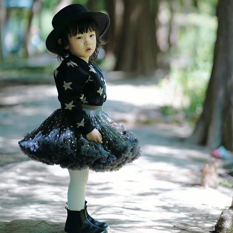 Mới Chân Váy Xòe Công Chúa Đáng Yêu Cho Bé Gái