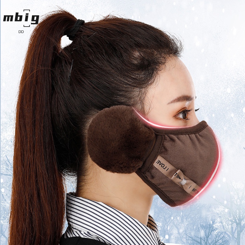 Khẩu Trang 2 Trong 1 Che Tai Giữ Ấm Mùa Đông Cho Nam Nữ
