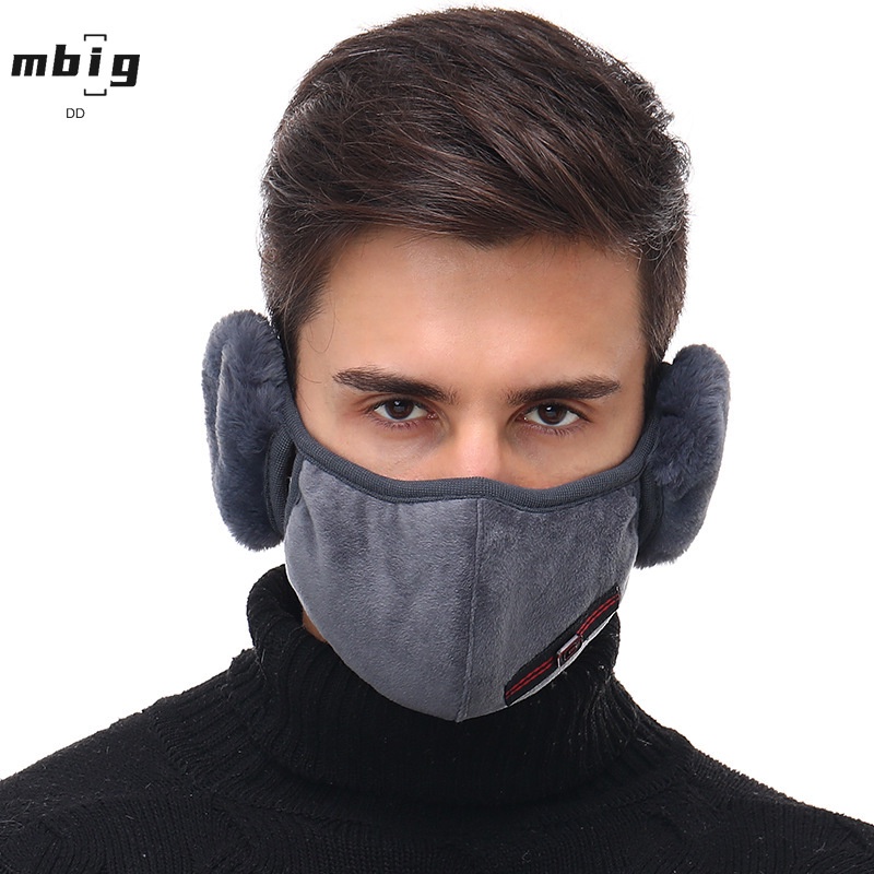 Khẩu Trang 2 Trong 1 Che Tai Giữ Ấm Mùa Đông Cho Nam Nữ