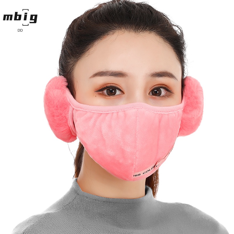 Khẩu Trang 2 Trong 1 Che Tai Giữ Ấm Mùa Đông Cho Nam Nữ