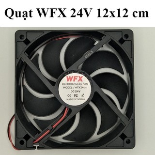 Quạt tản nhiệt 24v 4x4, 6x6, 8x8, 12x12cm, quạt làm mát 24v đủ loại