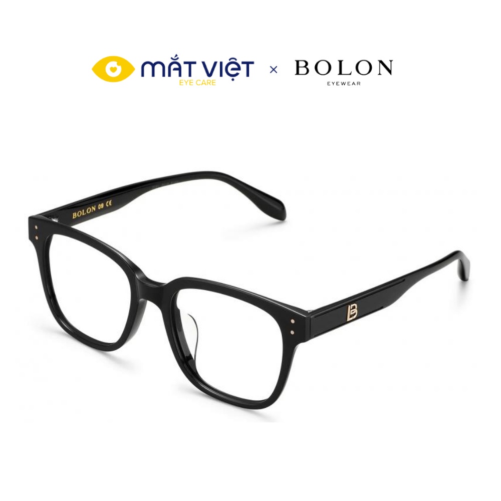 Gọng kính Unisex BOLON BJ3122 B10 Dáng Vuông Màu Đen Chất liệu Acetate