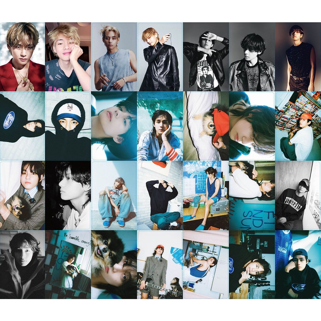 KPOP BTS V Solo Album Layover Photocard Lomo Card Postcard 55pcs/box