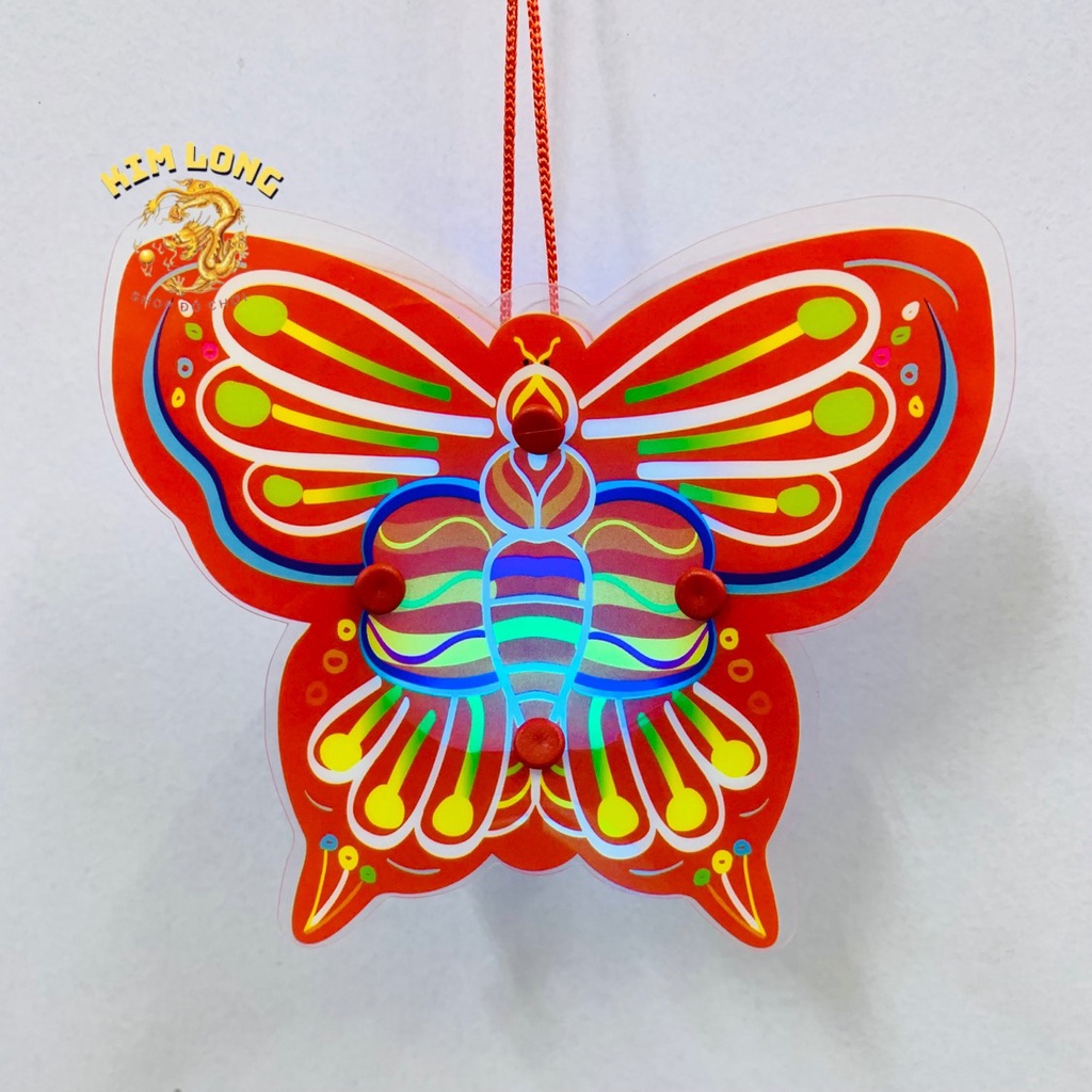 1 cái lồng đèn trung thu mini 10cm - 13cm bằng nhựa có đèn led 7 màu nhiều mẫu phụ kiện trang trí quà tặng trung thu