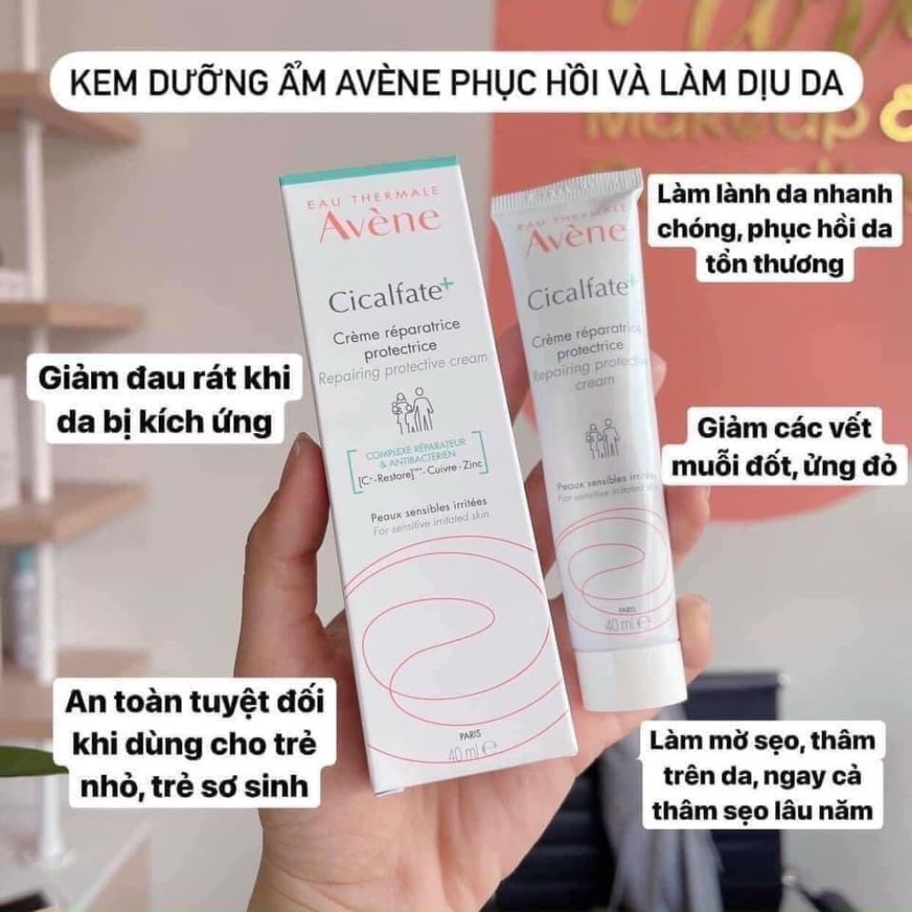 Kem dưỡng làm mờ sẹo, phục hồi và tái tạo da Avene Cicalfate Repair Cream 100ml