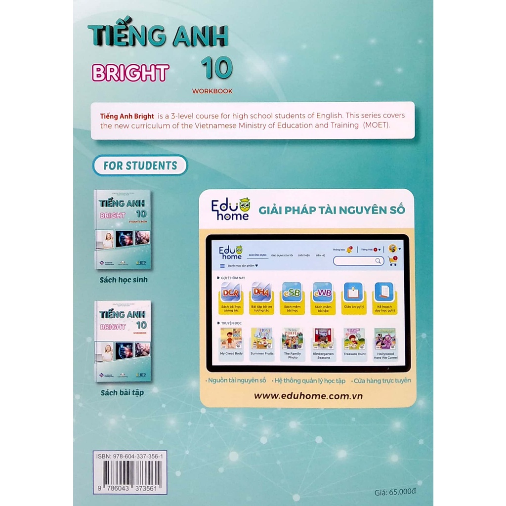 Sách Tiếng Anh 10 Bright - Workbook