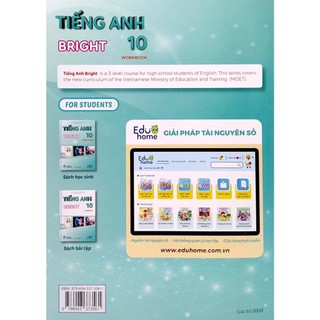 Sách Tiếng Anh 10 Bright - Workbook