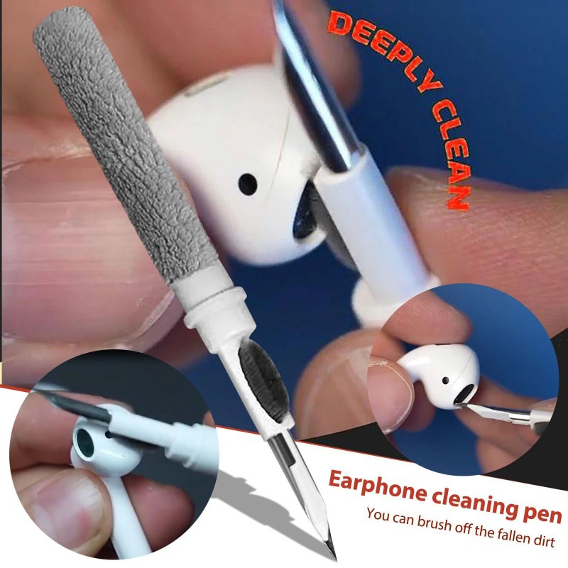 Bút Vệ Sinh Tai Nghe bluetooth Đa Năng 3 Trong 1 Cho airpods huawei samsung mi