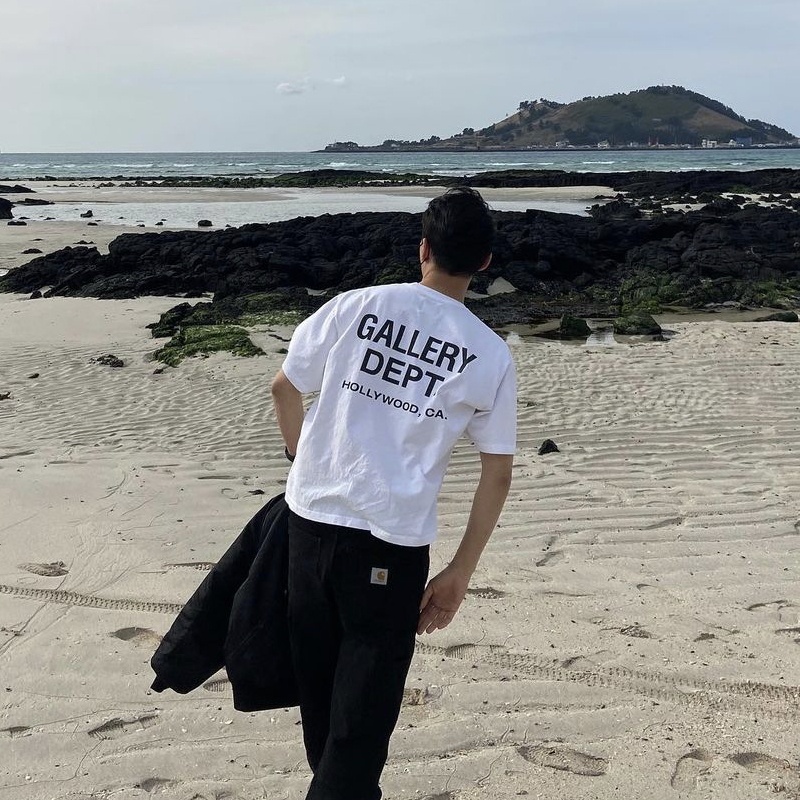 Áo thun nam nữ GALLERY DEPT Cotton 100%, Form Oversize cao cấp VNXK ảnh thật