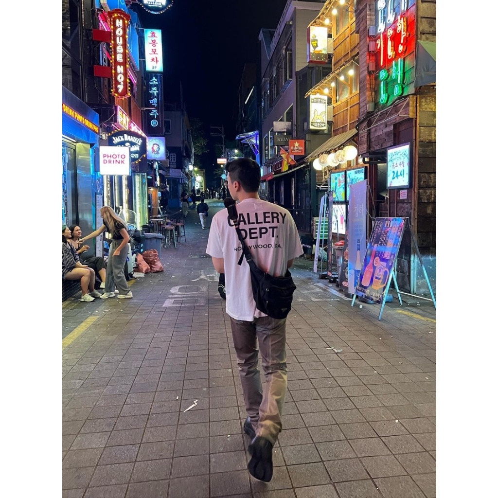 Áo thun nam nữ GALLERY DEPT Cotton 100%, Form Oversize cao cấp VNXK ảnh thật