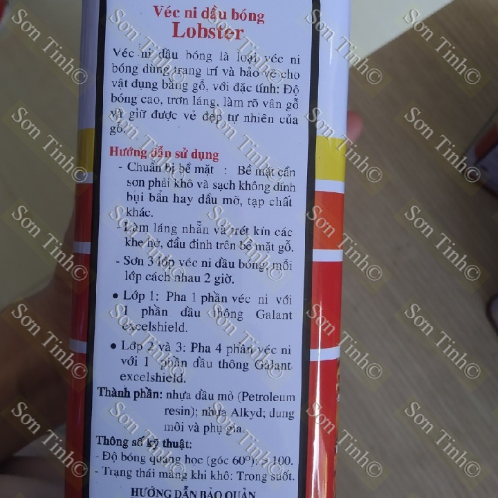 Dầu bóng Véc ni lobster vecni bảo vệ gỗ