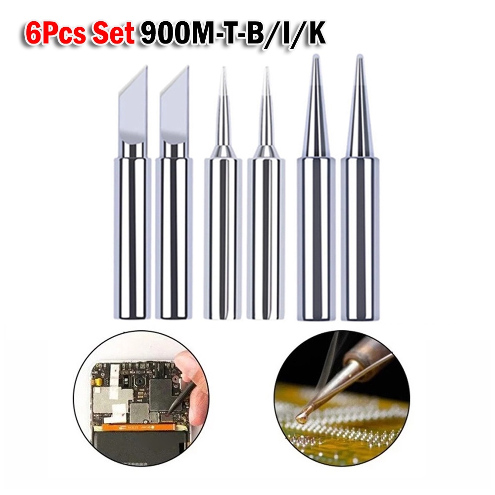 Bộ 6 Mũi Hàn Bằng Đồng Không Chì
